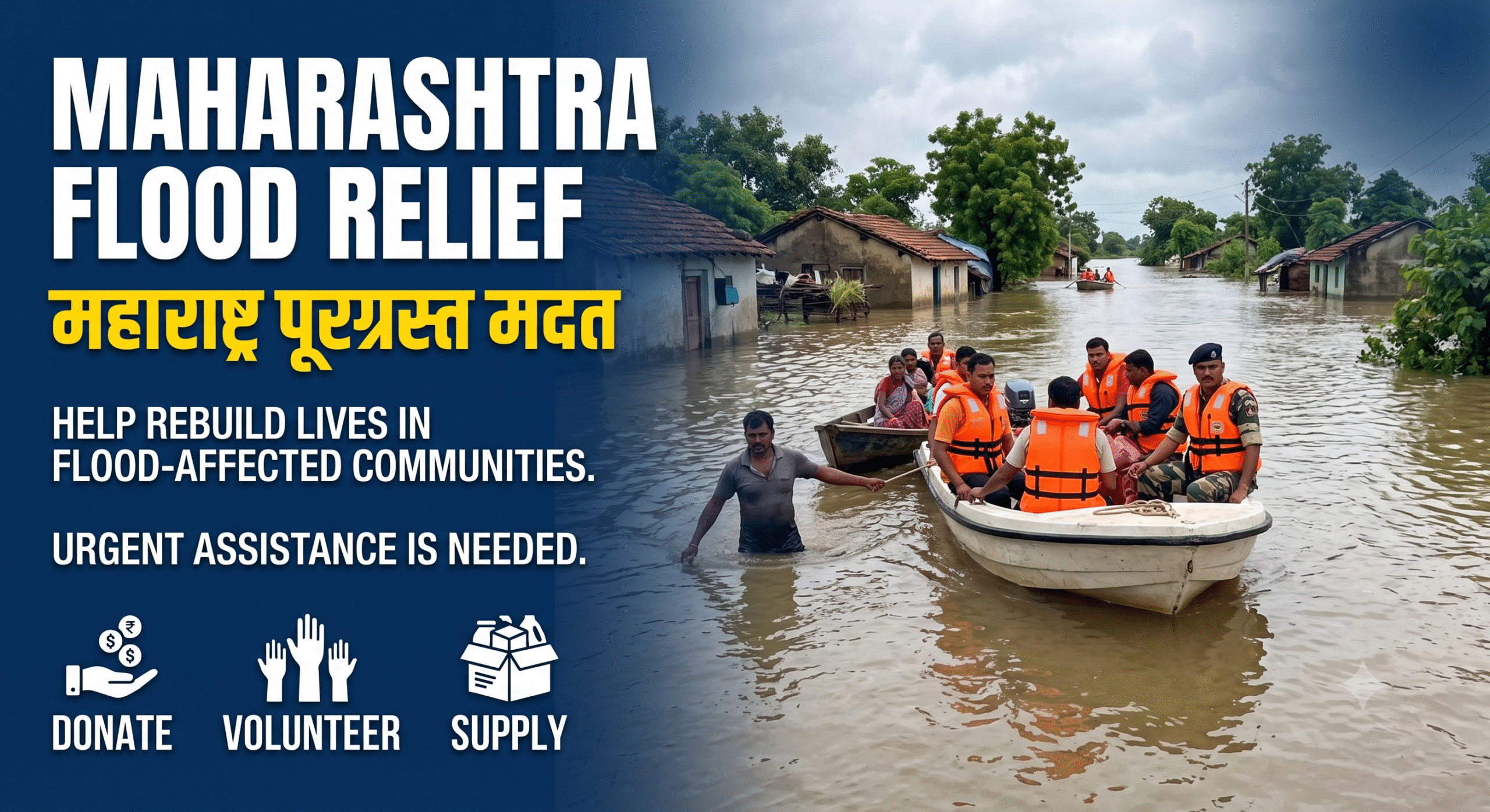 Help Maharashtra Families in Monsoon